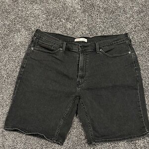 Signature by Levi Strauss Men's Dark Gray Jean Shorts